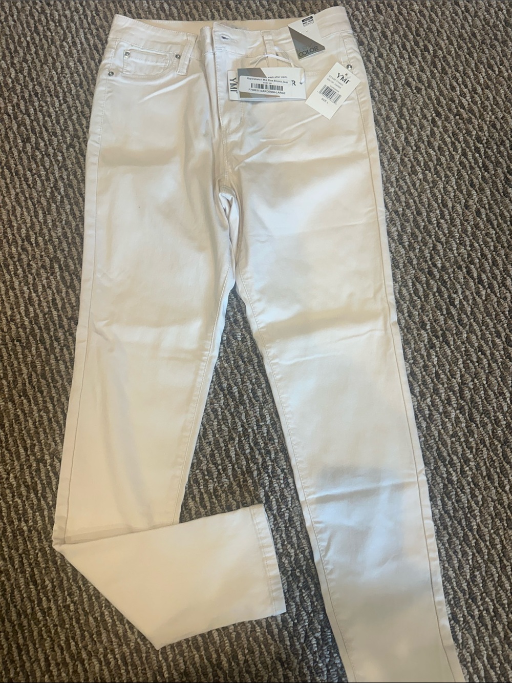 YMI White Skinny Jeans - Clean Stretch Fit